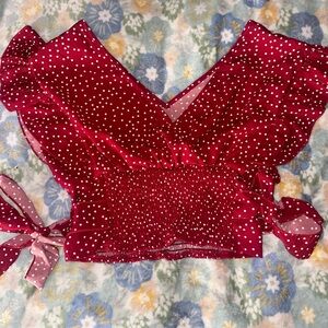 Shein Polka Dor summer top